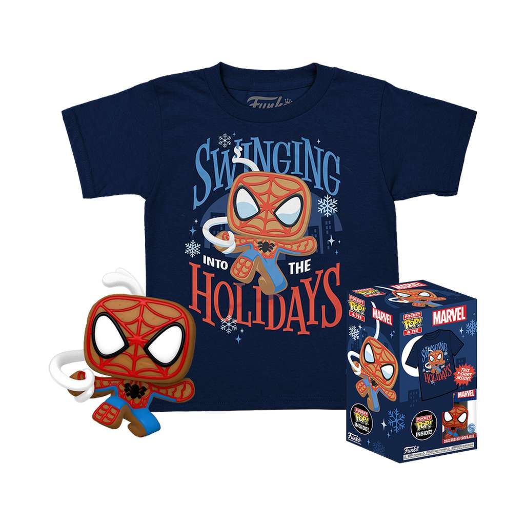 Pocket POP! & Tee (Black panther, Overwatch, Spider-Man) - Bridgend