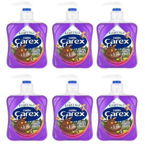 Carex Gruffalo Deep Dark Forest Fruits Antibacterial Hand Wash 6x250ml (£5.70/£5.10 on S&S) + 5% off 1st S&S
