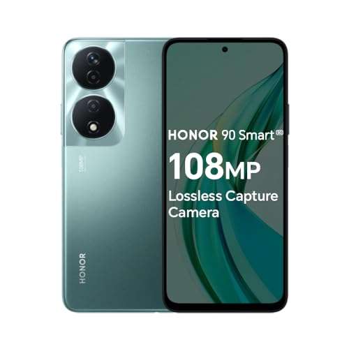 HONOR 90 Smart, Unlocked Android 5G smartphone, 108MP Triple Camera, 6.8" high-transparency Large Screen